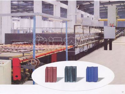 琉璃瓦辊道窑生产线