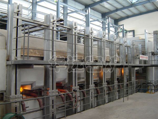 Glass fiber production line